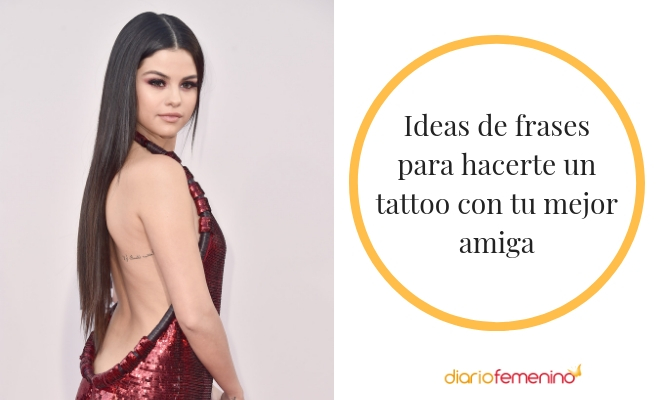 Ejemplos de frases para hacerte un tattoo con tu mejor amiga